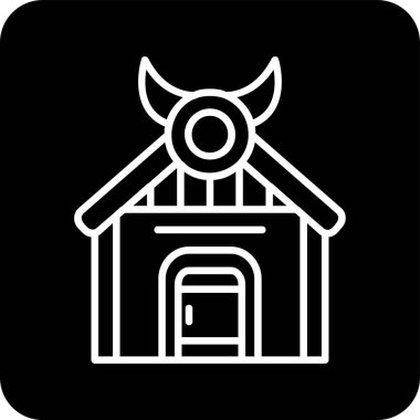 vektör evi oluşturma simgesi, modern tasarım illüstrasyonu 