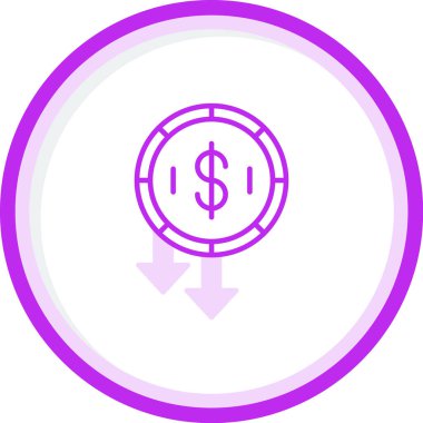 Durgunluk simgesi, vektör illüstrasyonu basit tasarım