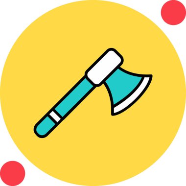 Balta ağ simgesi, vektör illüstrasyonu 