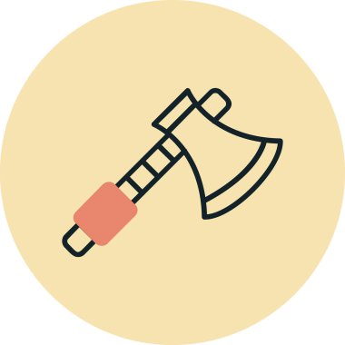 Balta ağ simgesi, vektör illüstrasyonu 