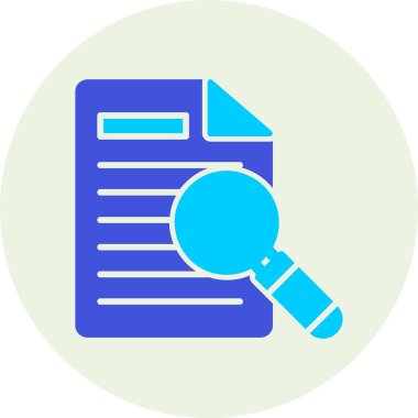 Yazılı kayıtlar ve büyüteçle filoloji kavramı, düz stil vektör illüstrasyonu