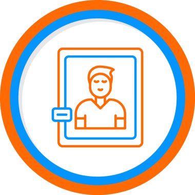 çalışan simgesi, vektör illüstrasyonu basit tasarım