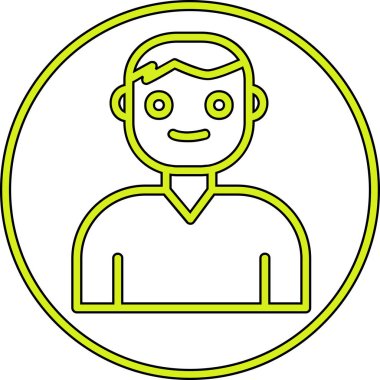 Kullanıcı Hesabı web simgesi basit illüstrasyon