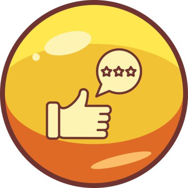 Geri bildirim simgesi, vektör illüstrasyon tasarımı 