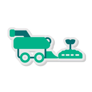 Tohum logo simgesinin vektör tasarımı 