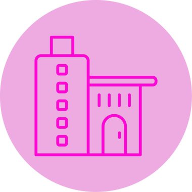 office building. web icon simple illustration