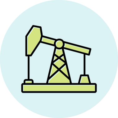 yağ pompası ikon vektör illüstrasyonu 