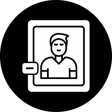 çalışan simgesi, vektör illüstrasyonu basit tasarım