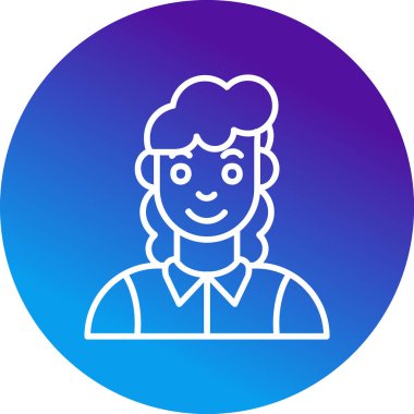 Bowler simgesi vektör illüstrasyonu