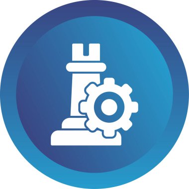 Strateji Simgesi Vektör illüstrasyonu 