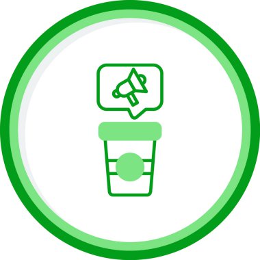 Konuşma özgürlüğü web simgesi vektör illüstrasyonu