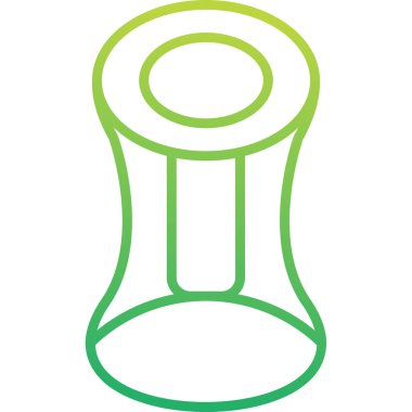 Hiperboid. Web simgesi basit illüstrasyon