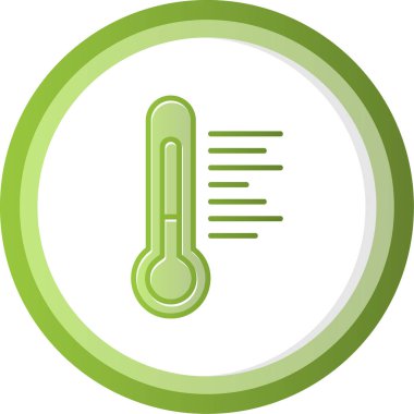 Sıcaklık web simgesi resimleme tasarımı