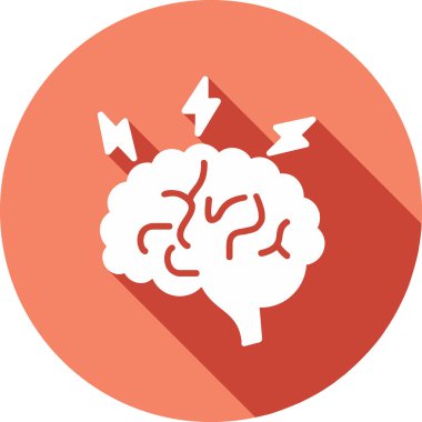 Beyin fırtınası web simgesi, vektör illüstrasyonu 