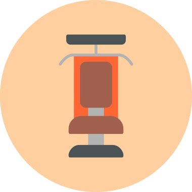 Modern Gym Machine simgesinin vektör çizimi         