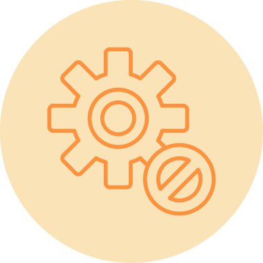 Blok simgesinin vektör illüstrasyonu