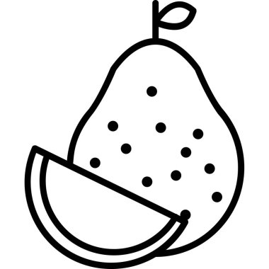 Pomelo web simgesi basit illüstrasyon