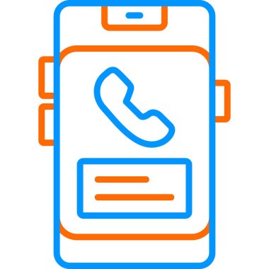 Telefon Defteri simgesi, vektör illüstrasyonu