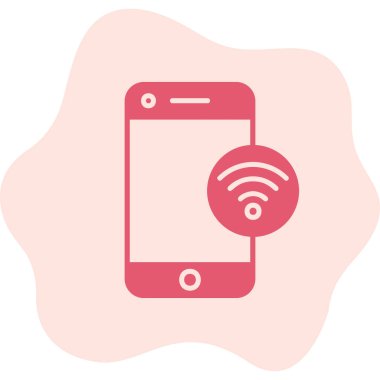 wifi vektör simgesi modern basit illüstrasyon 