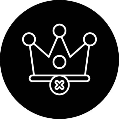 İtibar kaybı web simgesi, vektör illüstrasyonu