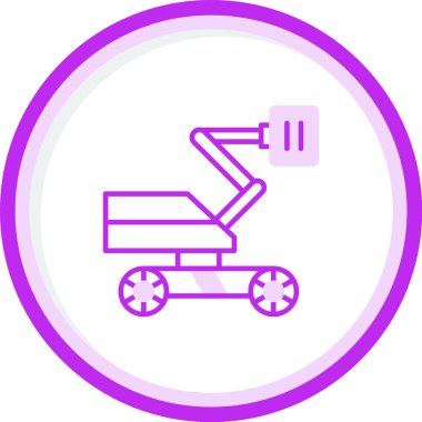 Hava Kaldırma simgesi, vektör illüstrasyonu basit tasarım