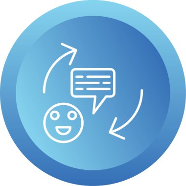 Geribildirim simgesi vektör yanılsaması