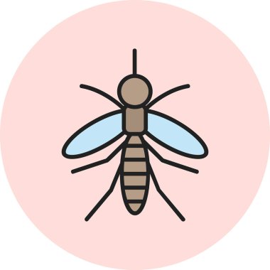 Sivrisinek ağı simgesi. vektör illüstrasyonu