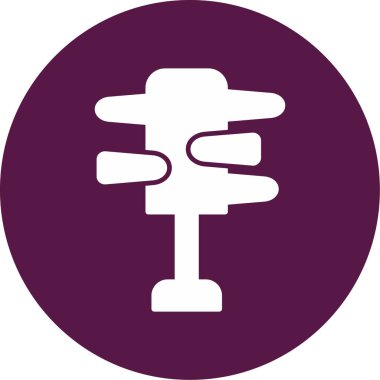 Moda biçimi izole edilmiş arka planda sahte simge       