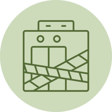 Asansör web simgesi, vektör illüstrasyonu