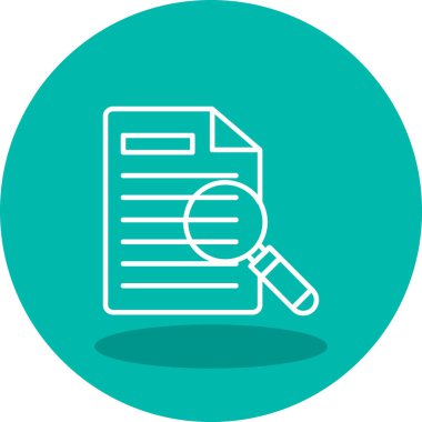 Yazılı kayıtlar ve büyüteçle filoloji kavramı, düz stil vektör illüstrasyonu