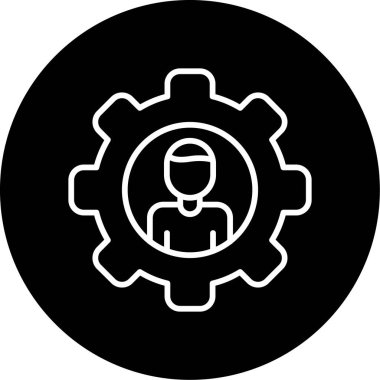 İlişki insanları simgesinin vektör illüstrasyonu