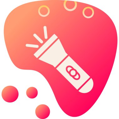 el feneri. Web simgesi basit illüstrasyon