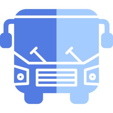 bus simgesi vektör illüstrasyonu