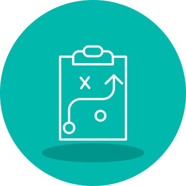 Strateji Simgesi Vektör illüstrasyonu 