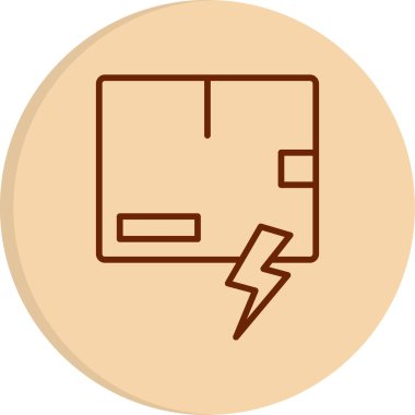 Arz Şoku Ağ ikonu vektör çizimi