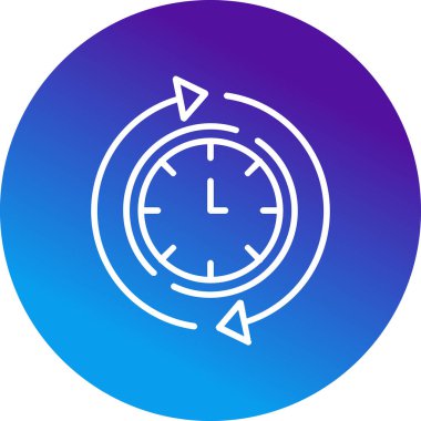 Her zamanki gibi. Web simgesi basit illüstrasyon