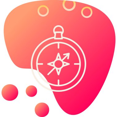 Pusula simgesi vektör resimlemesi 