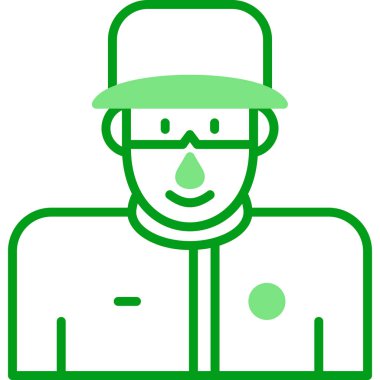 Koç avatar simgesi, vektör illüstrasyonu basit tasarım