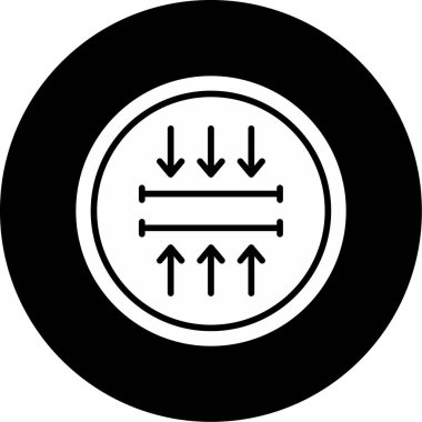 Zayıf. Web simgesi vektör illüstrasyonu