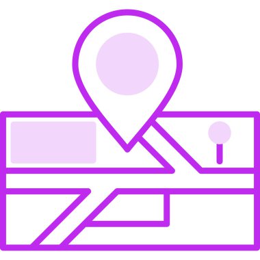 konum. Web simgesi basit illüstrasyon 