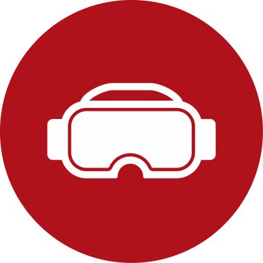 Gözlükler. Web simgesi basit illüstrasyon