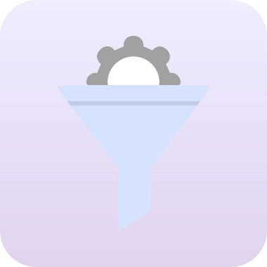 Vektör illüstrasyon Huni ağ simgesi 