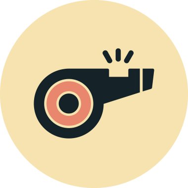 Web tasarımı için ıslık simgesi, vektör illüstrasyonu 