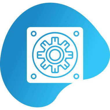 Simgeyi ayarlamanın vektör illüstrasyonu 