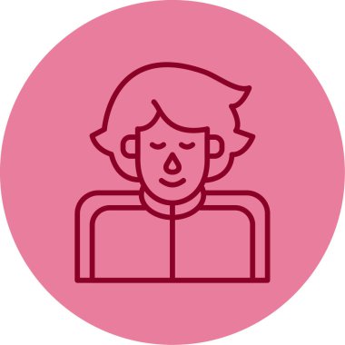 Sörfçü. Web simgesi basit illüstrasyon