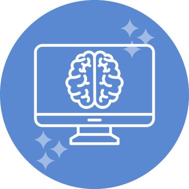 bilgisayar ekranı simgesi, vektör illüstrasyonu basit tasarım