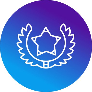 Yıldız web simge vektör çizim 