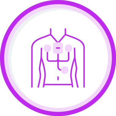 Telemetri web simgesi vektör illüstrasyonu