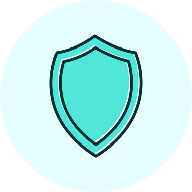 Ağ için koruma kalkanı vektör simgesi 