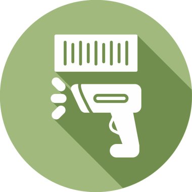 Barkod Tarayıcı simgesi, vektör illüstrasyonu